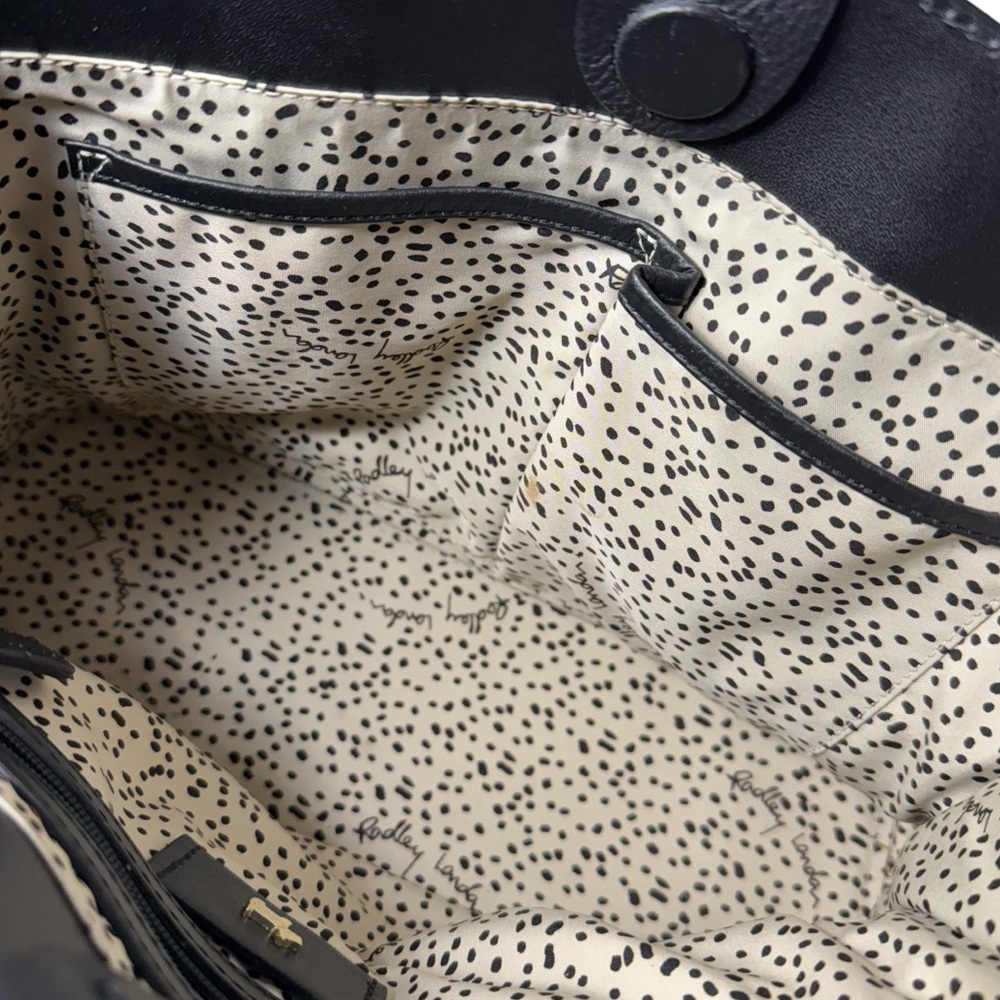 RADLEY LONDON Black Leather Tote Bag - Picture 8 of 10
